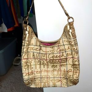 Coach purse and matching bracelet